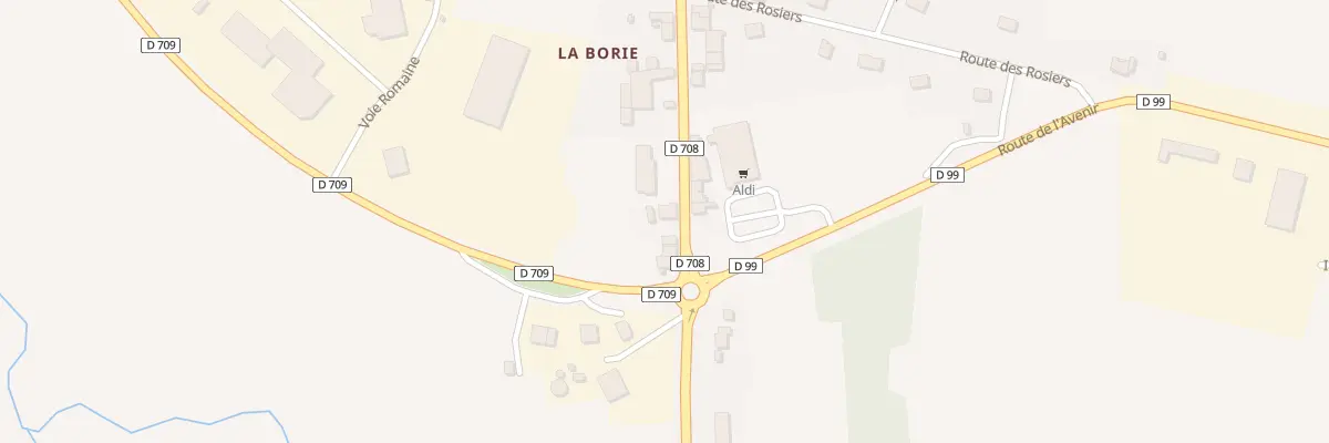 Plan du 105 La Borie Ouest à Villetoureix