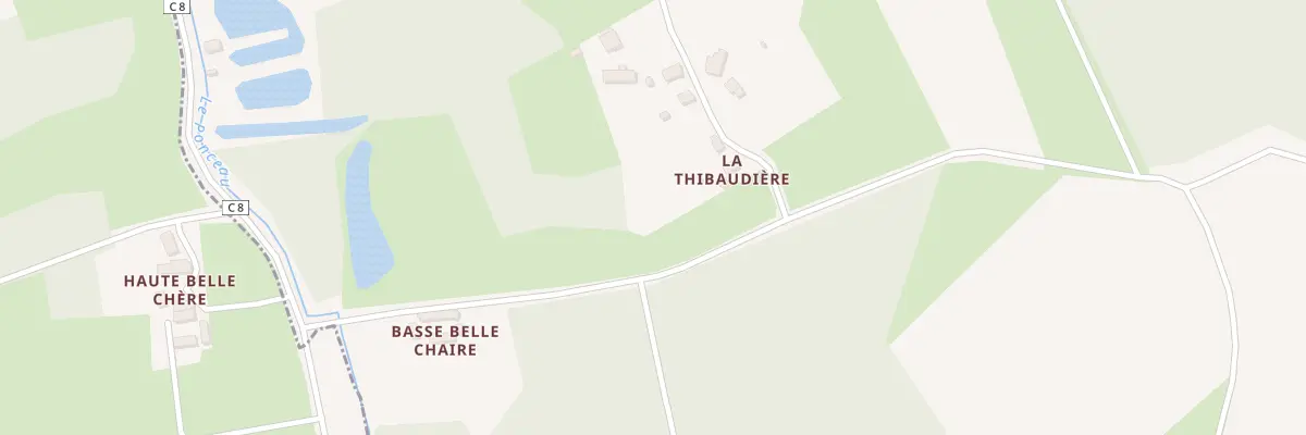Plan du 5231 La Thibaudiere à Lavernat