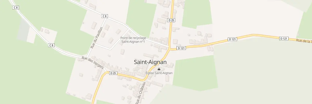 Plan du 1 Rue des Saules à Saint-Aignan