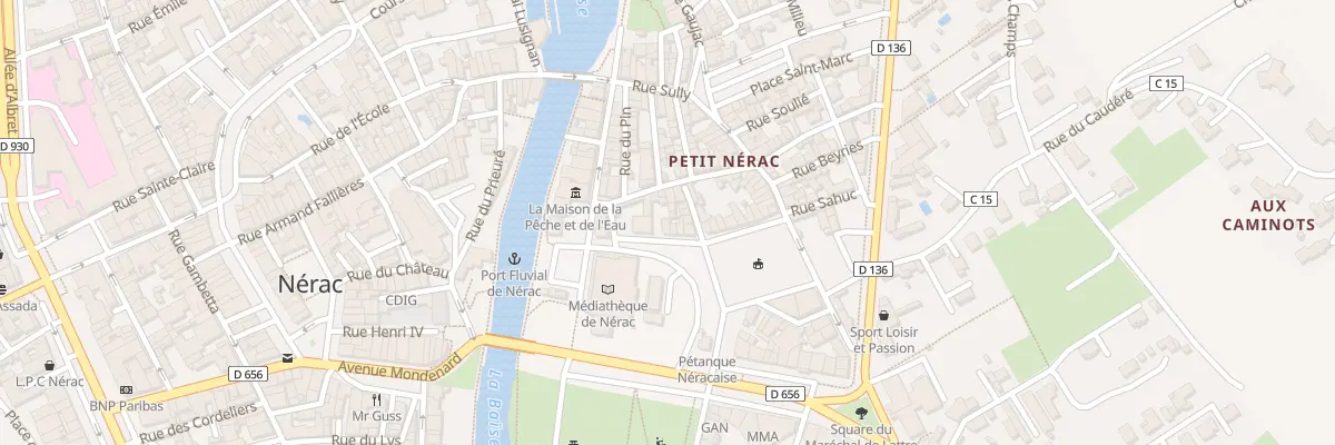 Plan du 5 Rue Turrouquet à Nérac