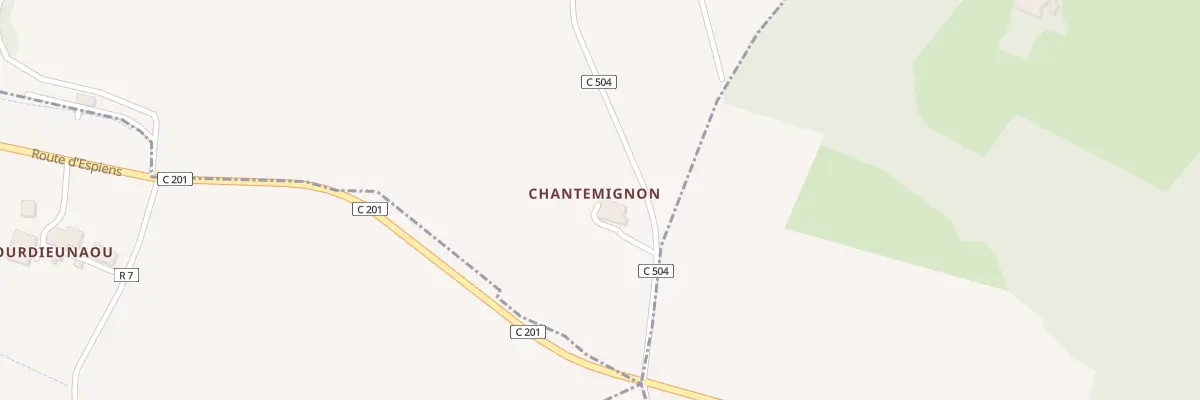 Plan du 1910 Rte de Chantemignon à Feugarolles