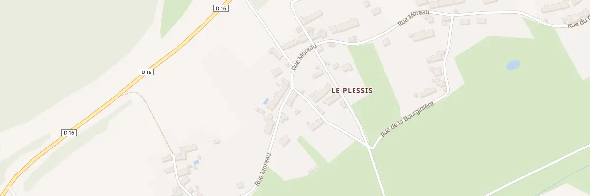 Plan du 6 Le Plessis à Bréhémont