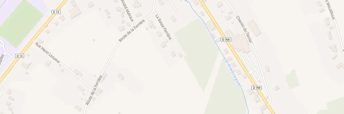 Plan du 225 Rte de la Ferrière à Ribérac