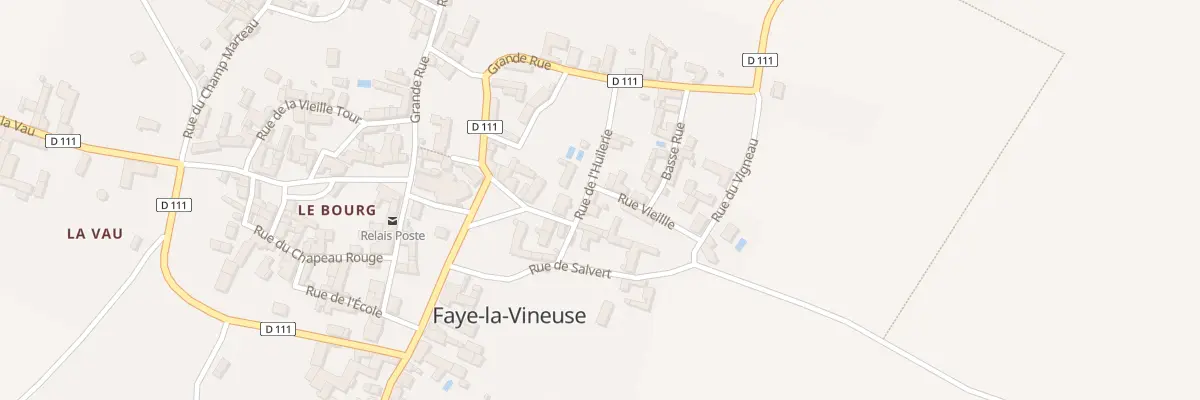 Plan du 2 Rue Vieille à Faye-la-Vineuse