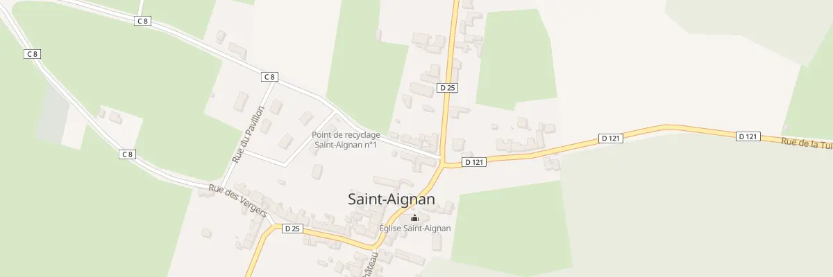 Plan du 2 Rue des Saules à Saint-Aignan