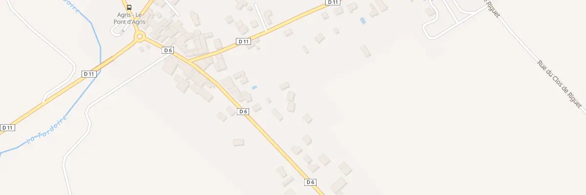 Plan du 227 Rte de la Rochefoucauld à Agris