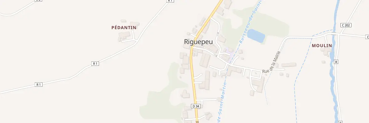 Plan du 5025 Le Village à Riguepeu