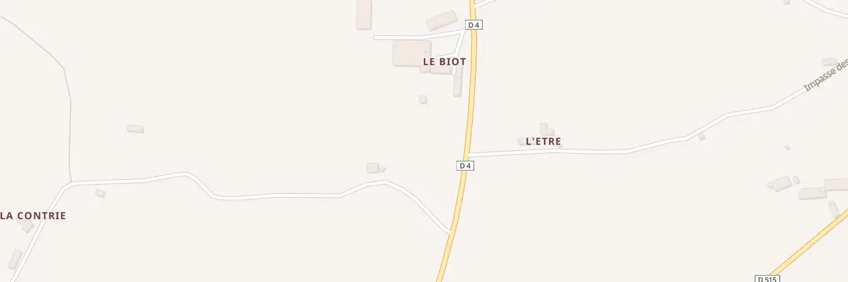 Plan du 89 Le Biot à Montchevrel