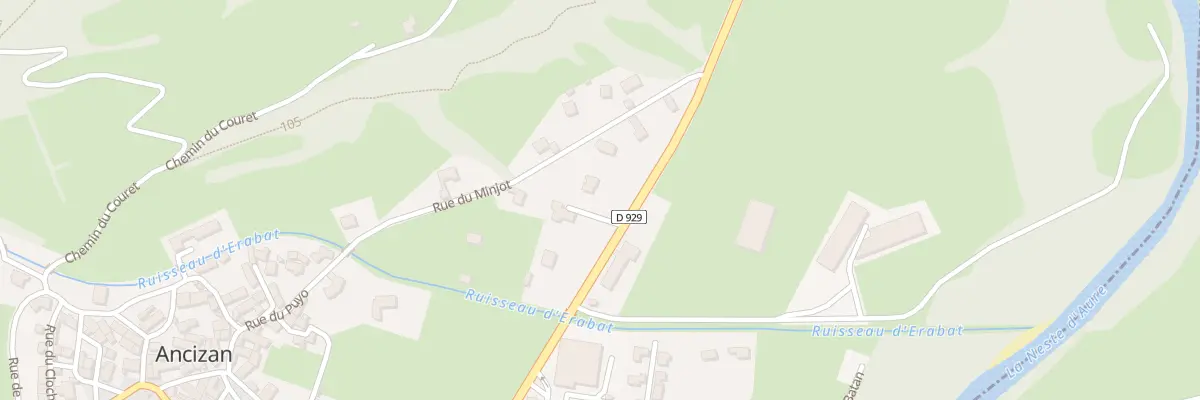 Plan du 5004A Couret à Ancizan