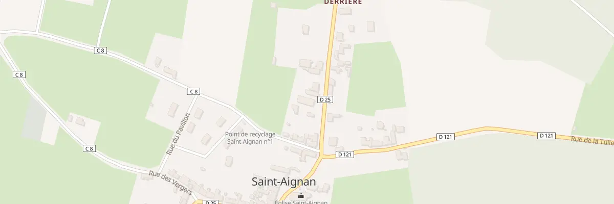 Plan du 7 Rue de la Gare à Saint-Aignan