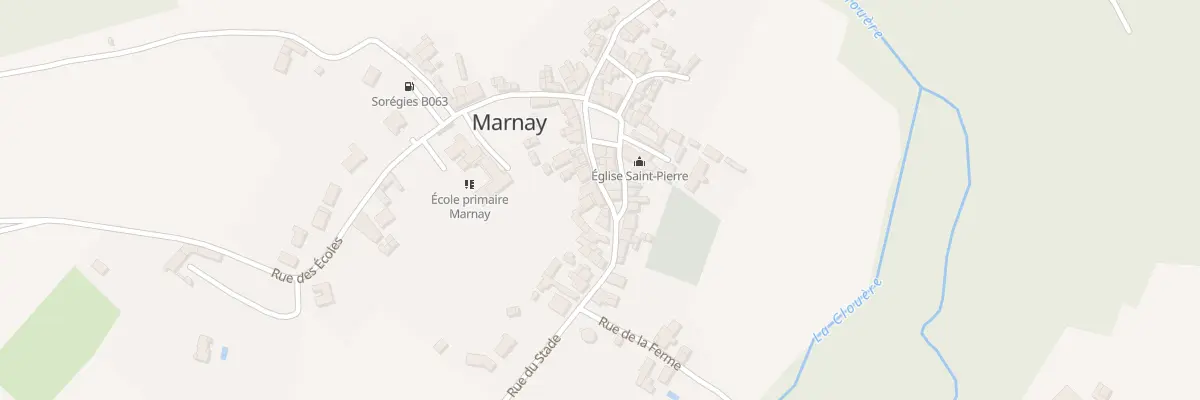 Plan du 7 Rue du Stade à Marnay