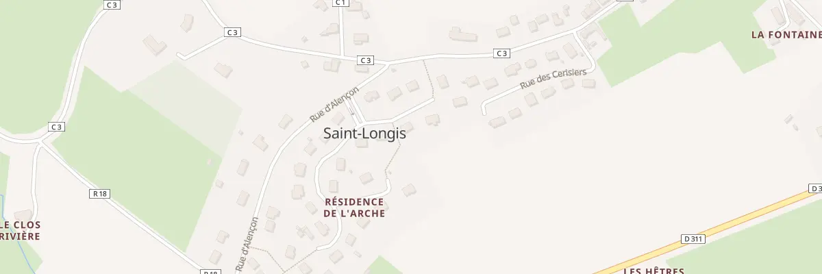 Plan du 3 Rue des Lilas à Saint-Longis