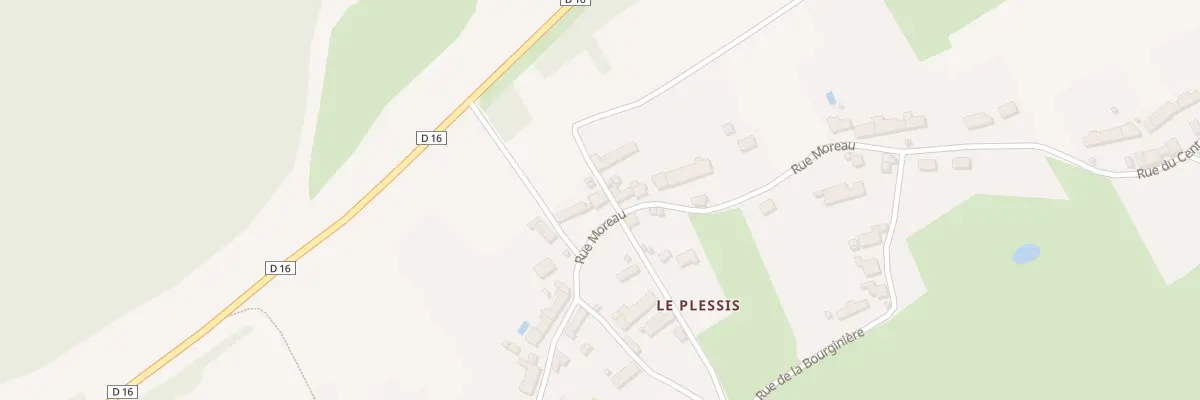 Plan du 28 Rue Moreau à Bréhémont