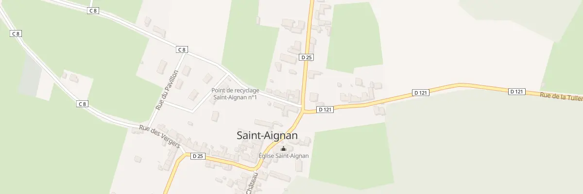 Plan du 1 Rue de la Gare à Saint-Aignan
