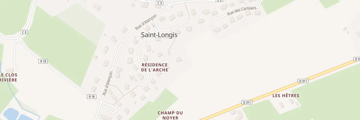Plan du 15 Rue des Cytises à Saint-Longis