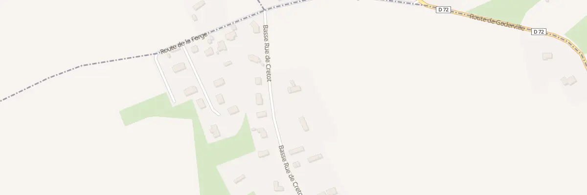 Plan du 5413 Basse Rue de Crétot à Goderville