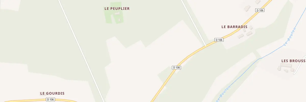 Plan du 171 Lafaye à Bertric-Burée