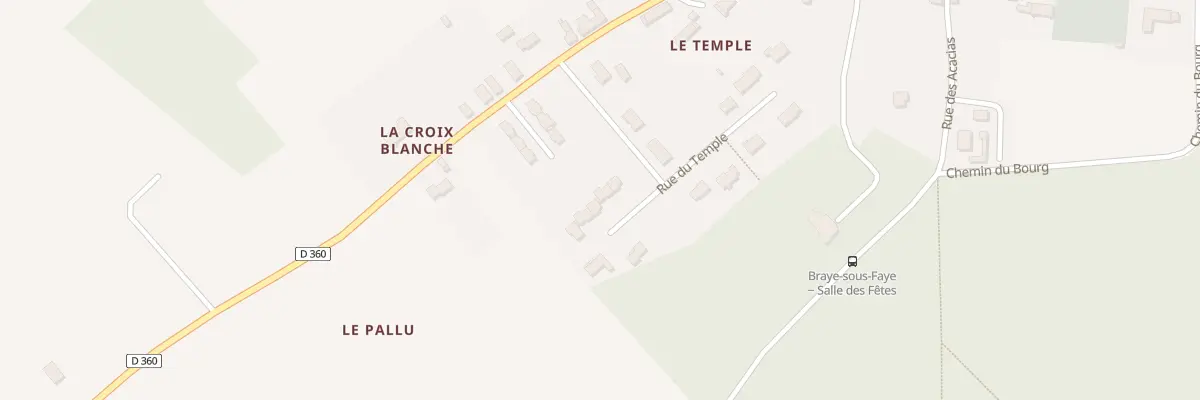 Plan du 6 Rue du Temple à Braye-sous-Faye