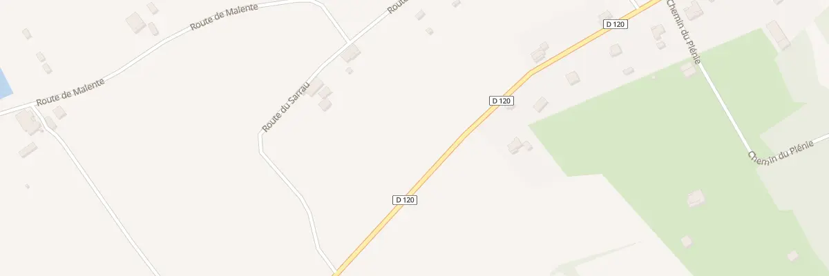 Plan du 583 Rte du Sarrau à Varès
