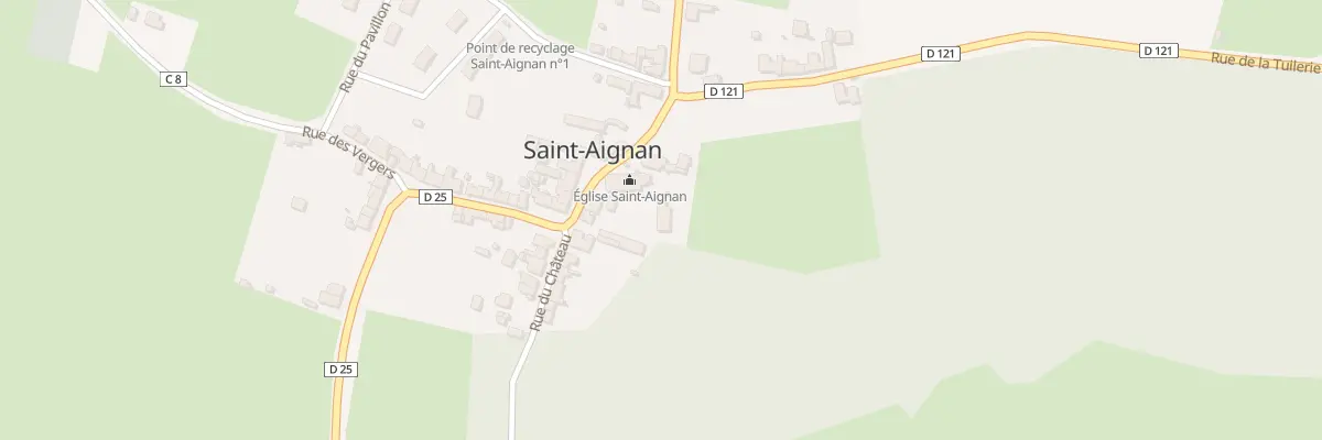 Plan du 8 Rue de l’Eglise à Saint-Aignan