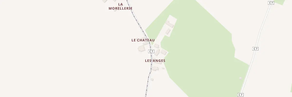 Plan du 5030 Le Chateau à Pizieux