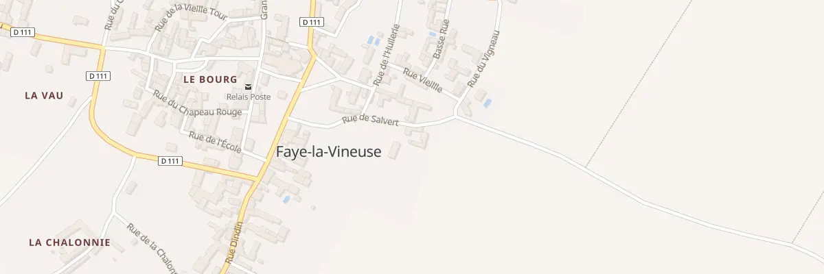 Plan du 6 Rue de Salvert à Faye-la-Vineuse