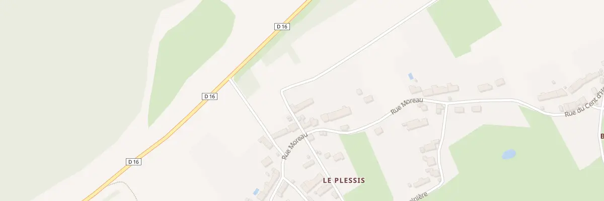 Plan du 26 Rue Moreau à Bréhémont