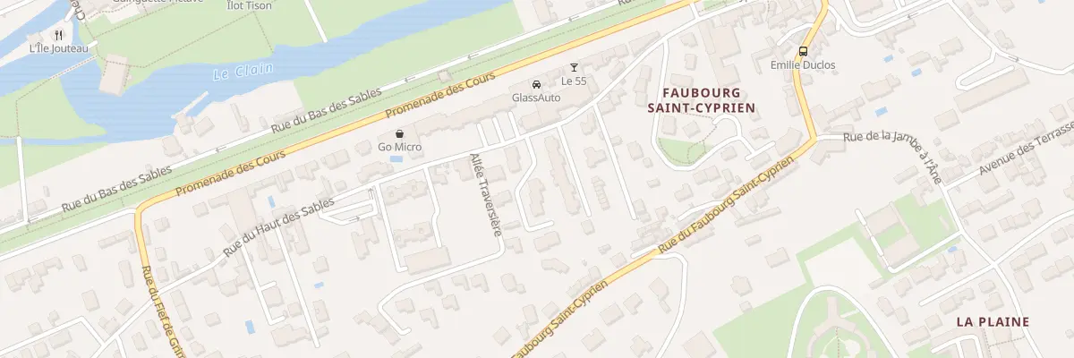 Plan du 7 All Rene Caillie à Poitiers