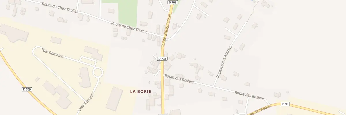 Plan du 854 Rte d’Angoulême à Villetoureix
