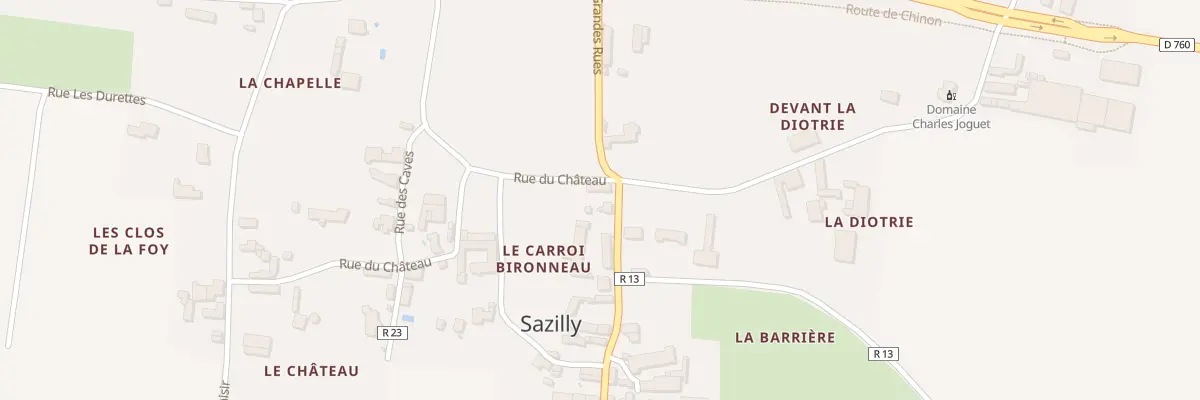 Plan du 32 Le Carroi Bironneau à Sazilly