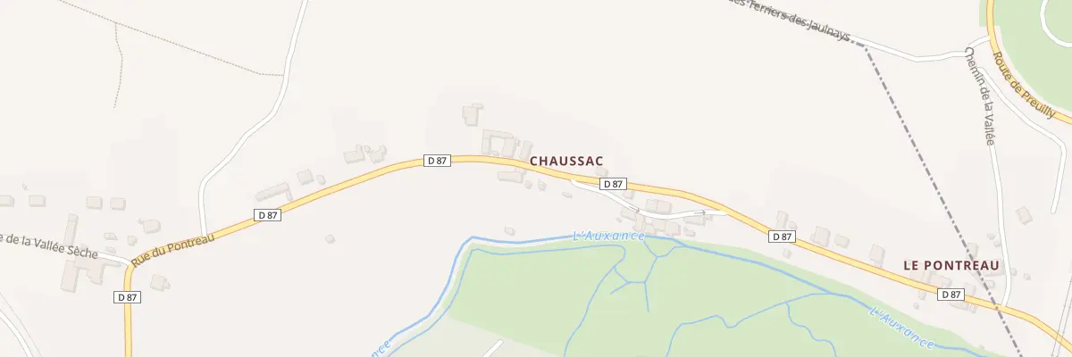 Plan du 18 Rue du Pontreau à Migné-Auxances