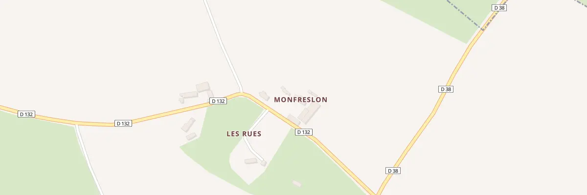 Plan du 3 Monfreslon à Monhoudou