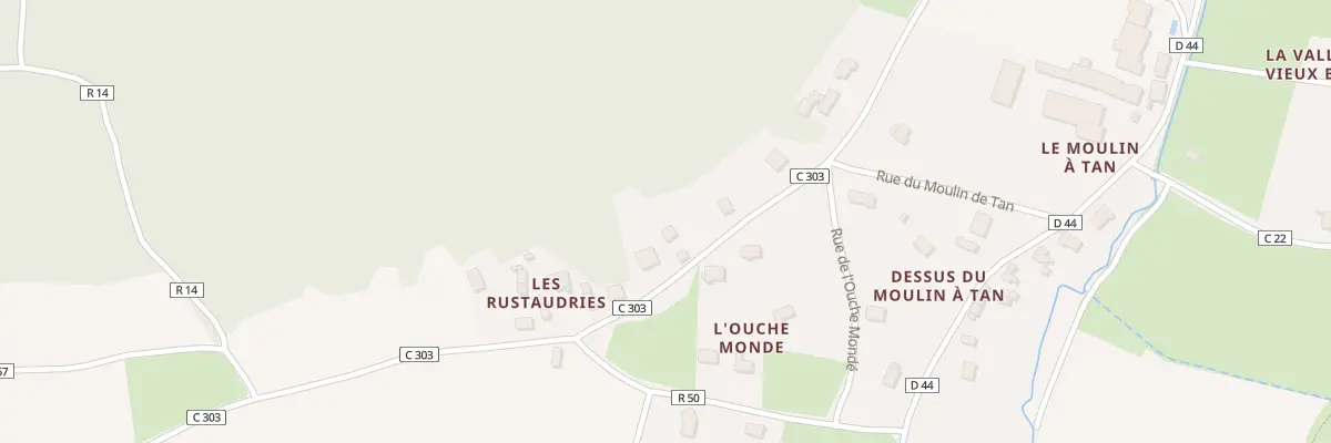 Plan du 5002 Les Huttieres à Cravant-les-Côteaux