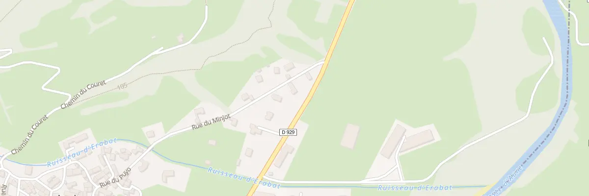 Plan de Couret à Ancizan