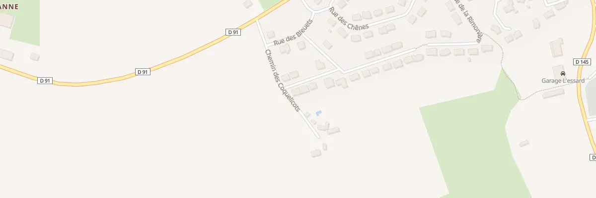Plan du 9 Rue des Coquelicots à Fatines