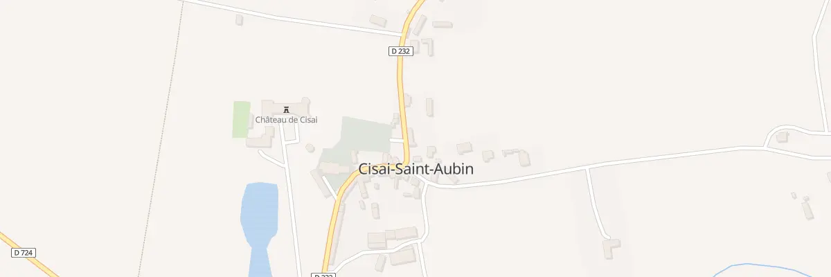 Plan du Bourg à Cisai-Saint-Aubin