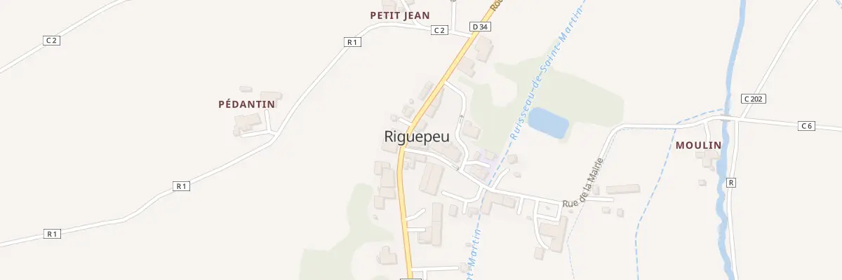 Plan du 5011 Le Village à Riguepeu