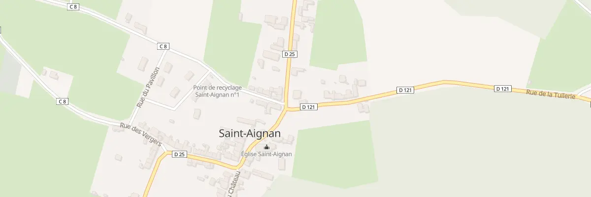 Plan du 2 Rue de la Gare à Saint-Aignan