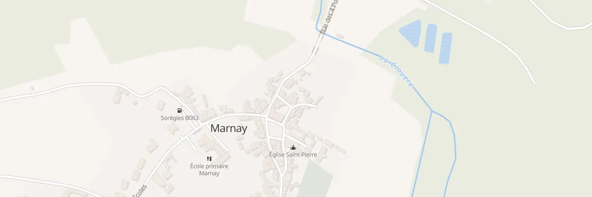 Plan du 6 Chem du Moulin à Marnay