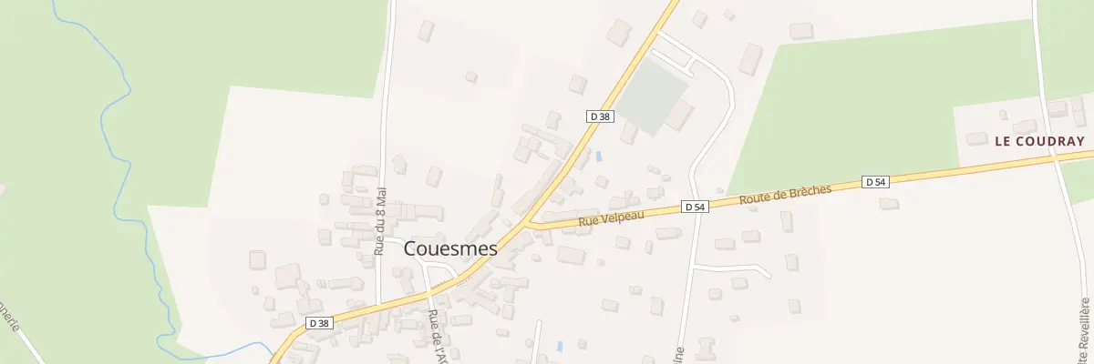 Plan du 31 Le Bourg à Couesmes