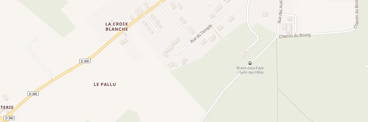 Plan du 20 Rue du Temple à Braye-sous-Faye