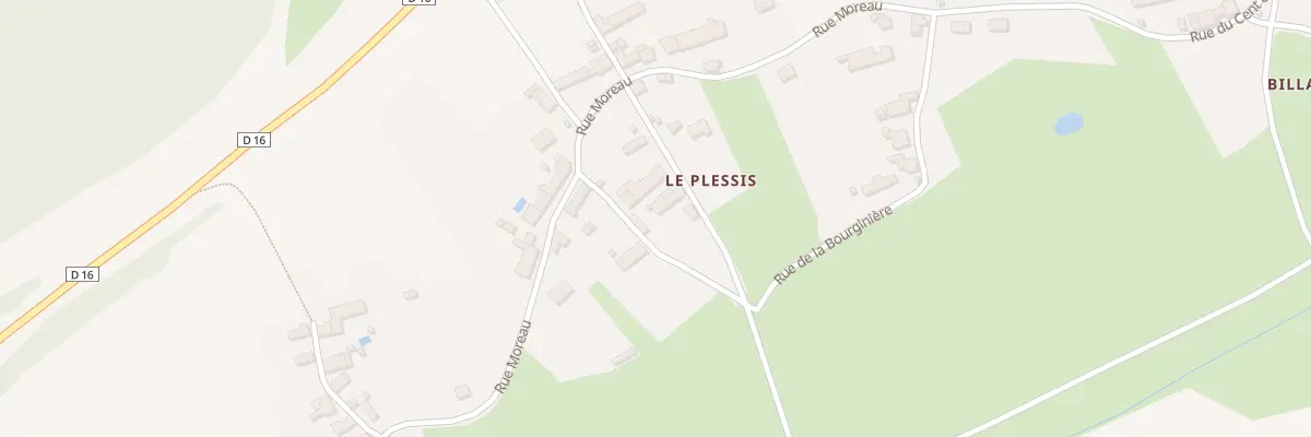 Plan du 2 Le Plessis à Bréhémont