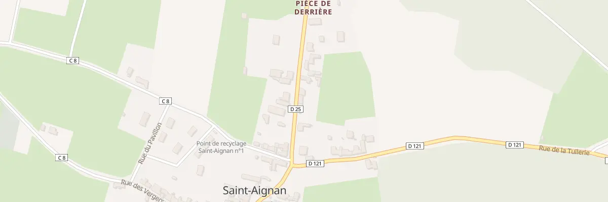 Plan du 10 Rue de la Gare à Saint-Aignan