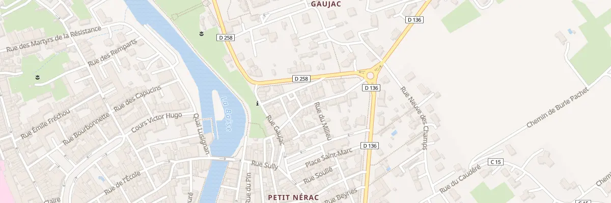 Plan du 9 Rue Andre Garbay à Nérac
