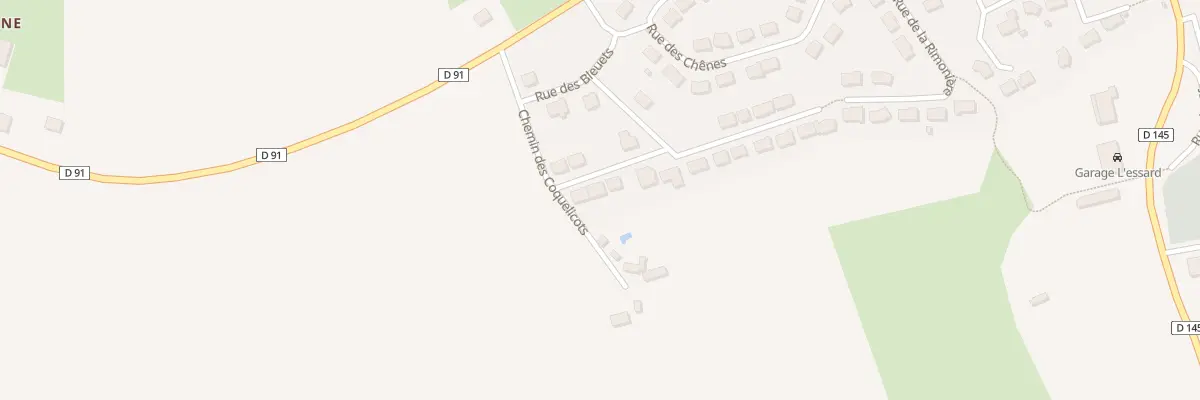 Plan du 7 Rue des Coquelicots à Fatines