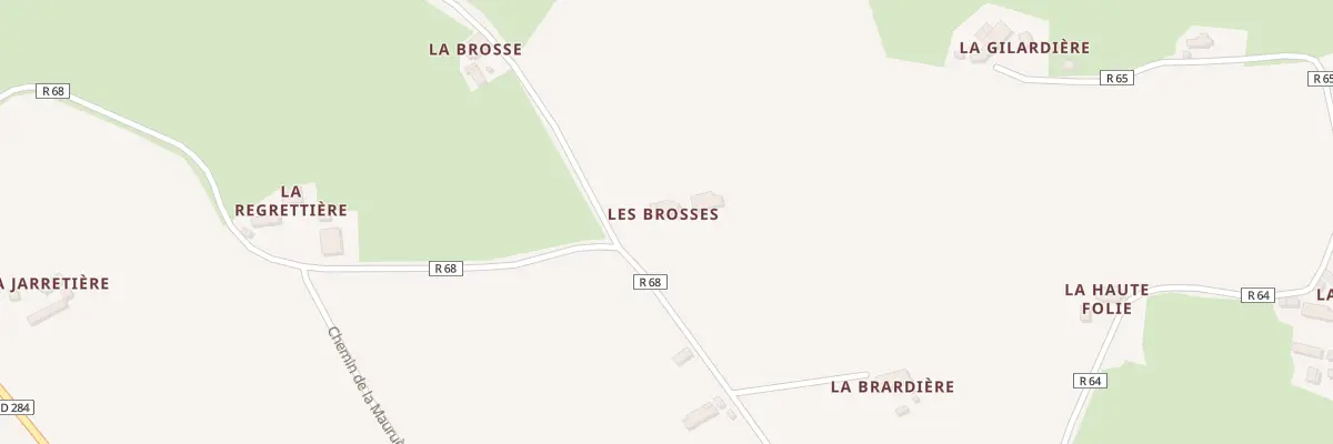 Plan du 1 Les Brosses à Marigné-Laillé