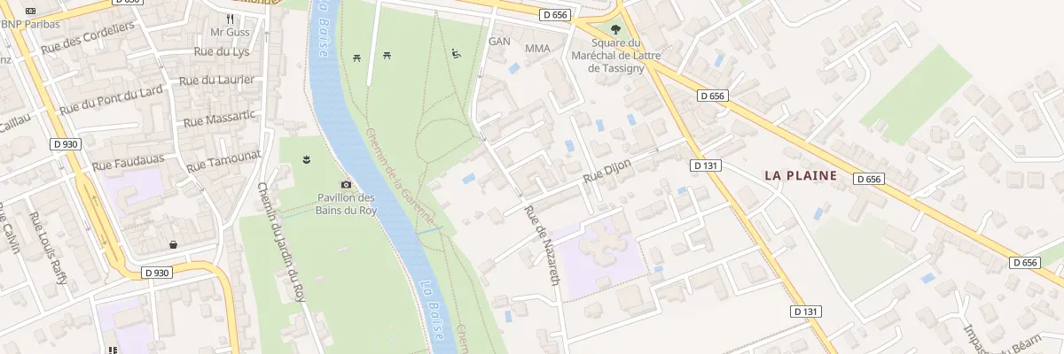 Plan du 23 Rue de Nazareth à Nérac