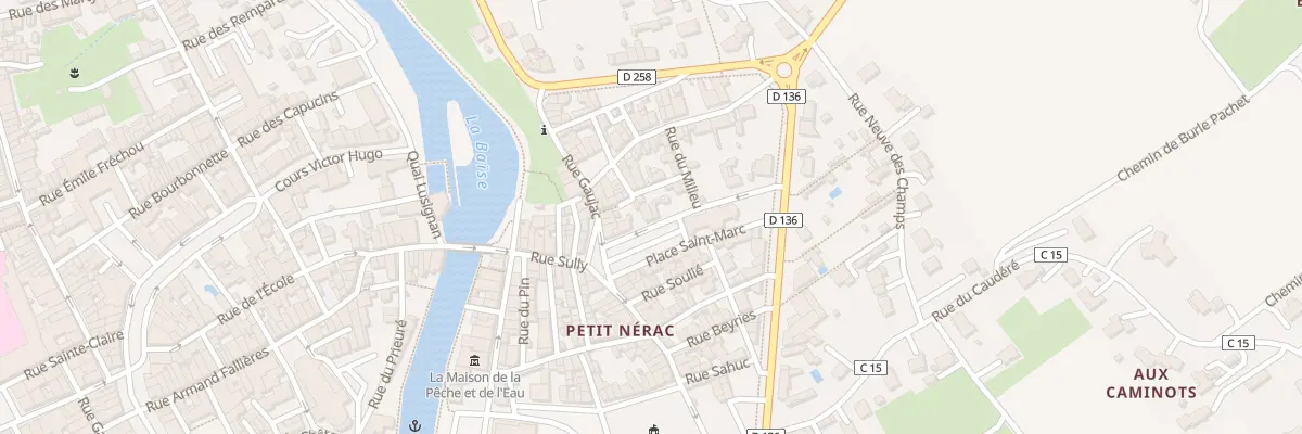 Plan du 5 Pl Saint-marc à Nérac
