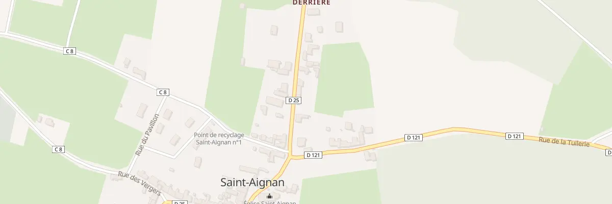 Plan du 8 Rue de la Gare à Saint-Aignan