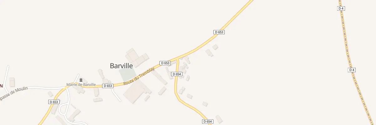Plan du 10 Rte de Tremblay à Barville